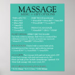 TIFFANY BLUE massage service menu list Print