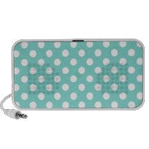Tiffany Blue Polka Dot Speaker System