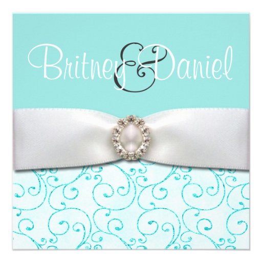Tiffany Blue Wedding Invitations