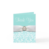 Tiffany Blue Wedding Thank You Cards