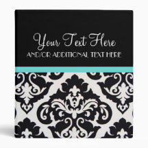 Tiffany Damask Binders