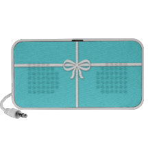 Tiffany-inspired, robins egg blue iPhone speaker