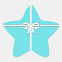Tiffany-inspired, robins egg blue stickers