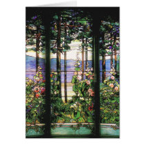 Tiffany Stained Glass Card