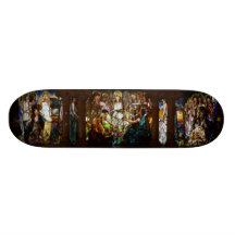 TIFFANY STAINED GLASS -EDUCATION- SKATEBOARD