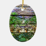 Tiffany Stained Glass Nature Ornament