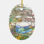 Tiffany Stained Glass Nature Ornament
