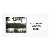 Tifft Nature Preserve pond Photo Greeting Card