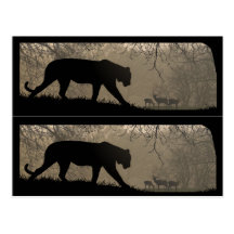 Tiger and Deer Postcard