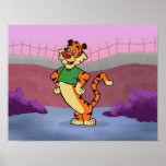 Tiger at the Zoo Print