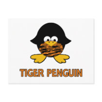 Tiger Baby Penguin Post Cards