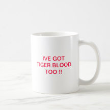 TIGER BLOOD COFFEE MUGS