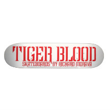 Tiger Blood Skateboard Deck