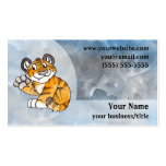 Tiger Cub Business Card - Blue and Grey