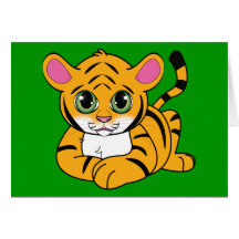 Tiger Cub Greeting Card