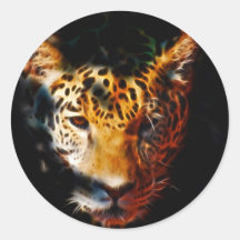 Tiger emerging stickers