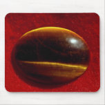 Tiger eye cabochon mousepad