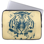 Tiger Face Close-Up 4 Computer Sleeve