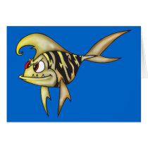 Tiger Fish Greeting Cards