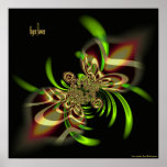 tiger flower poster