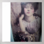 Tiger Head,model evelyn Nesbit Poster