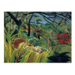 Tiger in a Tropical Storm (Surprised) Post Card