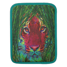 tiger in the grass i-pad case sleeves for iPads