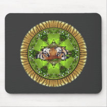 Tiger Kaleidoscope mousepads
