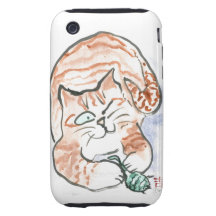 Tiger Kitten's Toy iPhone 3 Tough Cover