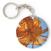 TIGER LILIES FLOWERS KEY CHAINS KEYCHAIN Gifts
