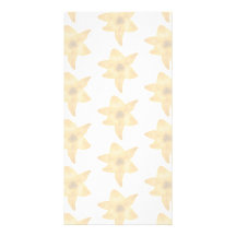 Tiger Lily Pattern in Pastel Shades. Photo Greeting Card
