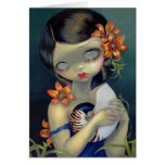 "Tiger Lily, Tiger Nautilus" Greeting Card