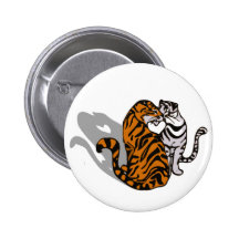 Tiger Love Pinback Button