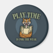 Tiger Mother Refrigerator Magnet