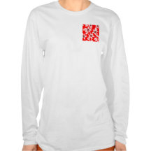 Tiger orchids pattern tee shirts
