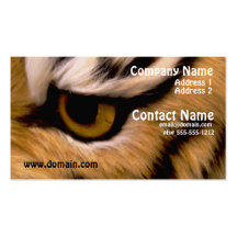 Tiger Photo Business Card