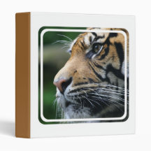 Tiger Picture  Binder