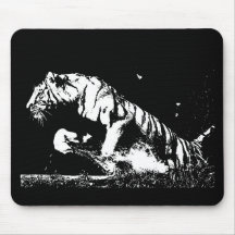 Tiger Pop Art Mouse Pad