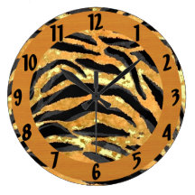 TIGER PRINT Clock