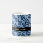 Tiger print hearts Espresso Mug