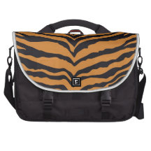 Tiger Print Laptop Bag
