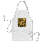 Tiger Print. Orange and Black Pattern. Apron