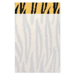 Tiger Print Pattern. Orange and Black. stationery