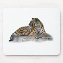 Tiger, Reclining Mousepad