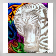 Tiger, "Roar"Jose A. Ortiz Print