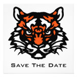 Tiger Save The Date Personalized Invitation