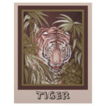 Tiger Scrapbook Paper Custom Letterhead