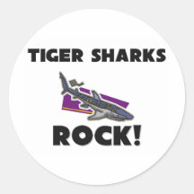 Tiger Sharks Rock Sticker