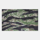 Tiger Stripe Camo Rectangular Stickers