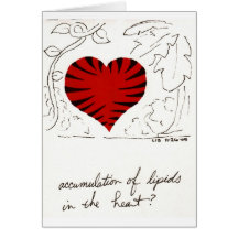 Tiger-Striped Heart card
